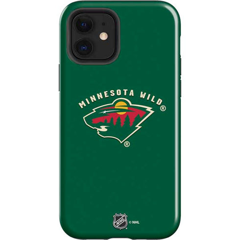 NHL Minnesota Wild Solid Background iPhone 12 Impact Case