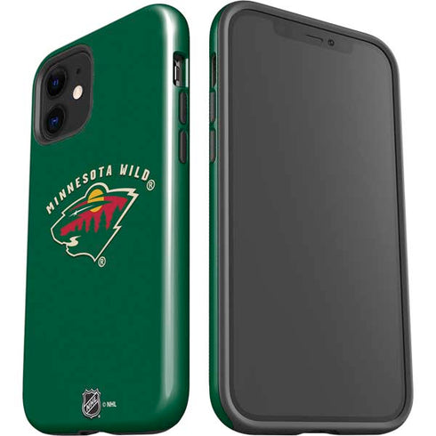 NHL Minnesota Wild Solid Background iPhone 12 Impact Case