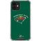 NHL Minnesota Wild Solid Background iPhone 12 Mini Clear Case