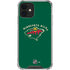 NHL Minnesota Wild Solid Background iPhone 12 Mini Clear Case