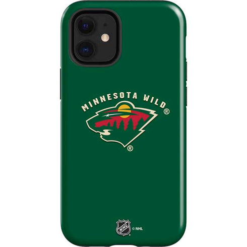 NHL Minnesota Wild Solid Background iPhone 12 Mini Impact Case