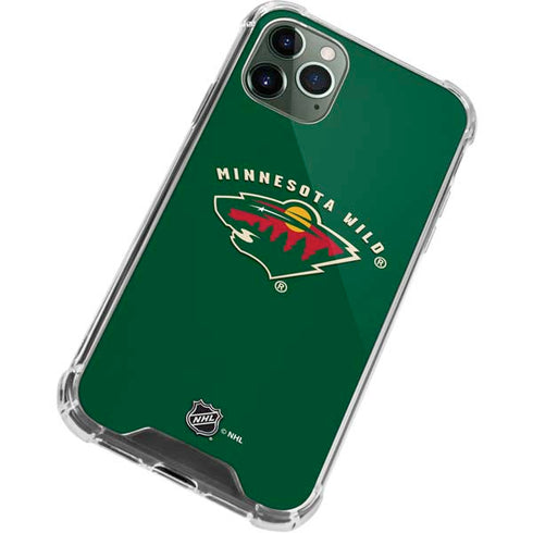 NHL Minnesota Wild Solid Background iPhone 12 Pro Clear Case