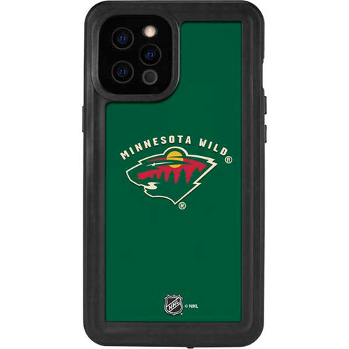 NHL Minnesota Wild Solid Background iPhone 12 Pro Max Waterproof Case