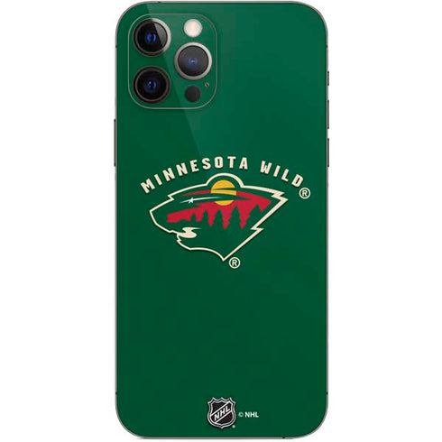 NHL Minnesota Wild Solid Background iPhone 12 Pro Skin