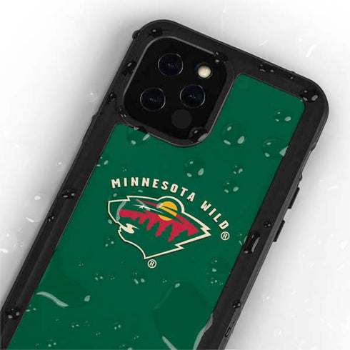 NHL Minnesota Wild Solid Background iPhone 12 Pro Waterproof Case