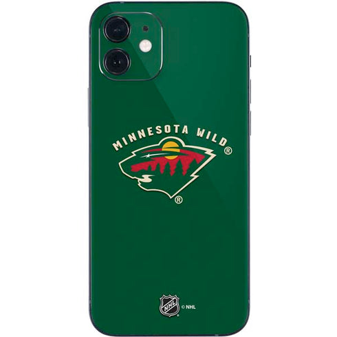 NHL Minnesota Wild Solid Background iPhone 12 Skin