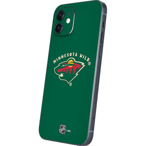 NHL Minnesota Wild Solid Background iPhone 12 Skin