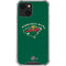 NHL Minnesota Wild Solid Background iPhone 13 Clear Case