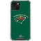 NHL Minnesota Wild Solid Background iPhone 13 Mini Clear Case