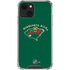 NHL Minnesota Wild Solid Background iPhone 13 Mini Clear Case