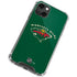 NHL Minnesota Wild Solid Background iPhone 13 Mini Clear Case