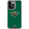NHL Minnesota Wild Solid Background iPhone 13 Pro Clear Case
