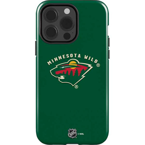 NHL Minnesota Wild Solid Background iPhone 13 Pro Impact Case