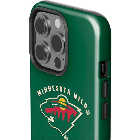 NHL Minnesota Wild Solid Background iPhone 13 Pro Impact Case