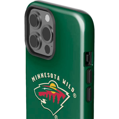 NHL Minnesota Wild Solid Background iPhone 13 Pro Max Impact Case