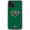 NHL Minnesota Wild Solid Background iPhone 14 Plus Clear Case