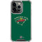 NHL Minnesota Wild Solid Background iPhone 15 Pro Clear Case