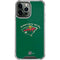 NHL Minnesota Wild Solid Background iPhone 14 Pro Max Clear Case