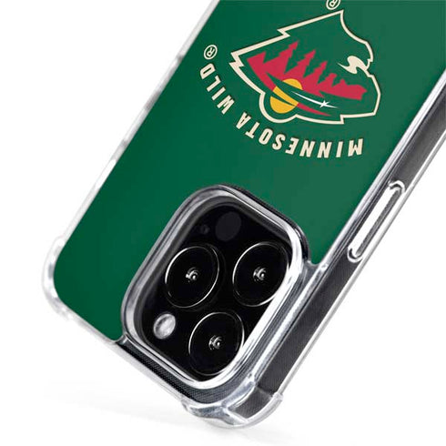 NHL Minnesota Wild Solid Background iPhone 15 Pro Max MagSafe Case