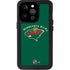 NHL Minnesota Wild Solid Background iPhone 14 Pro Waterproof Case