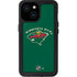 NHL Minnesota Wild Solid Background iPhone 15 Waterproof Case