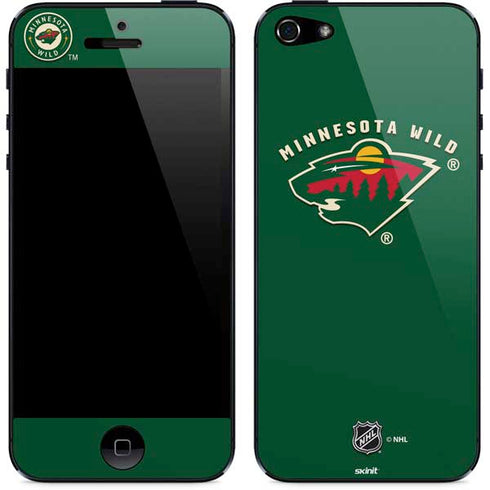 NHL Minnesota Wild Solid Background iPhone 5/5s/5SE Skin