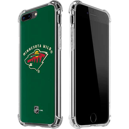 NHL Minnesota Wild Solid Background iPhone 7/8 Plus Clear Case