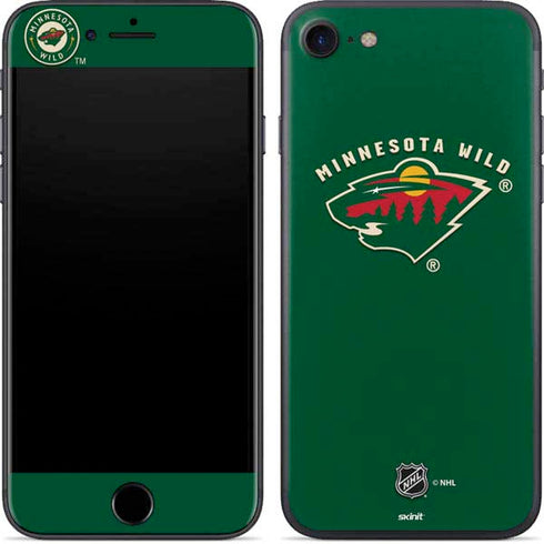 NHL Minnesota Wild Solid Background iPhone 7 Skin