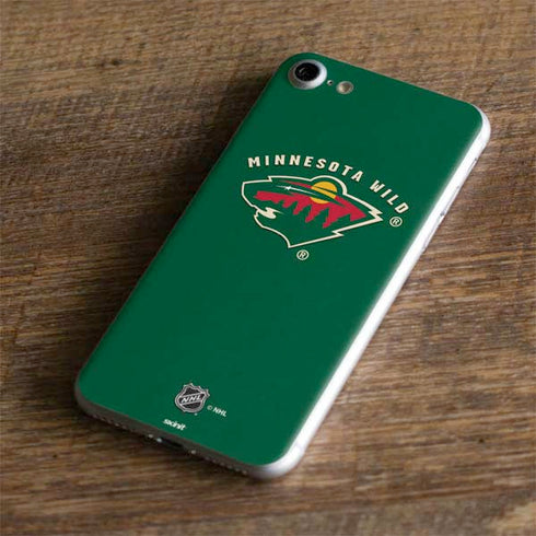 NHL Minnesota Wild Solid Background iPhone 7 Skin