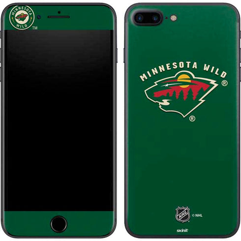 NHL Minnesota Wild Solid Background iPhone 8 Plus Skin