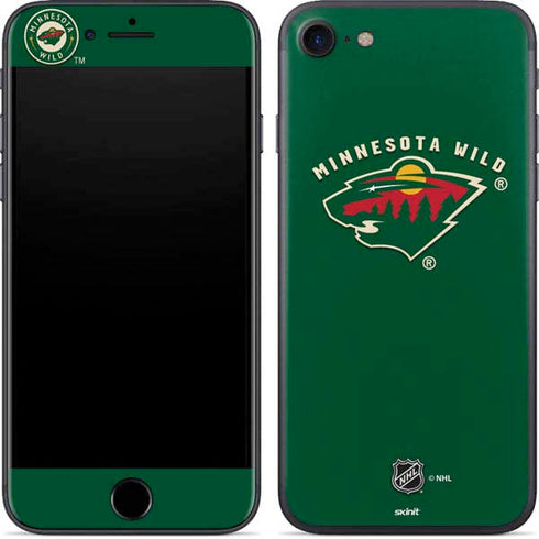 NHL Minnesota Wild Solid Background iPhone 8 Skin