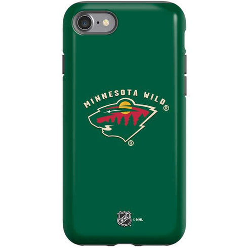 NHL Minnesota Wild Solid Background iPhone SE (2nd & 3rd Gen) Pro Case