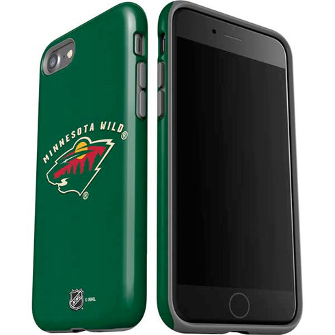 NHL Minnesota Wild Solid Background iPhone SE (2nd & 3rd Gen) Pro Case