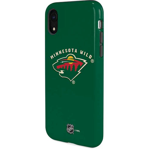 NHL Minnesota Wild Solid Background iPhone XR Pro Case