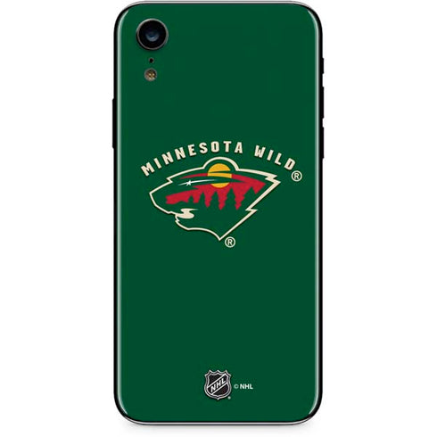NHL Minnesota Wild Solid Background iPhone XR Skin