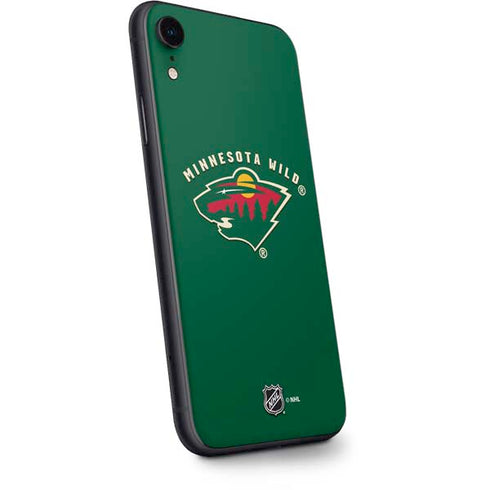 NHL Minnesota Wild Solid Background iPhone XR Skin