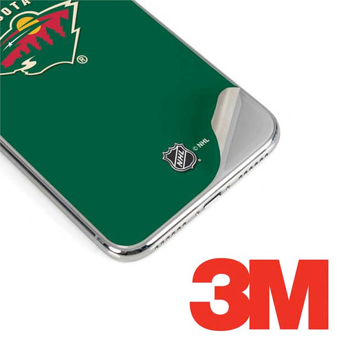 NHL Minnesota Wild Solid Background iPhone XS Max Skin