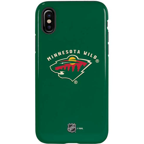NHL Minnesota Wild Solid Background iPhone XS Pro Case
