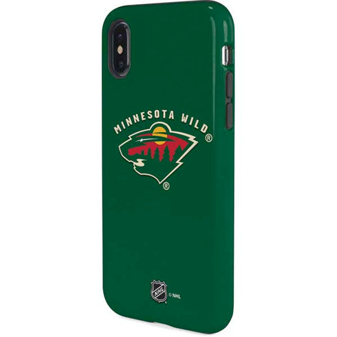 NHL Minnesota Wild Solid Background iPhone XS Pro Case
