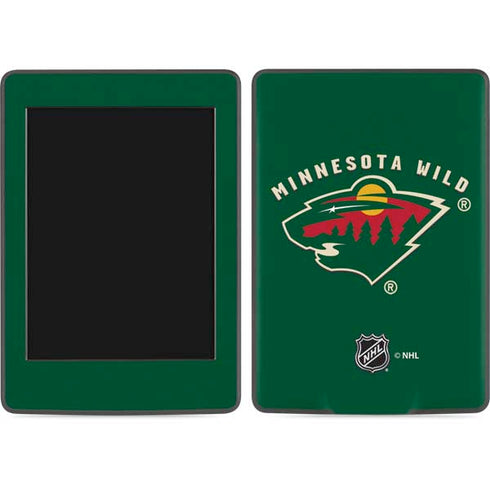 NHL Minnesota Wild Solid Background Amazon Kindle Skin
