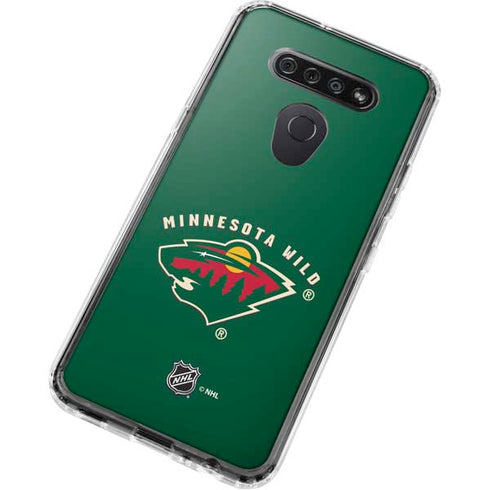 NHL Minnesota Wild Solid Background LG K51/Q51 Clear Case