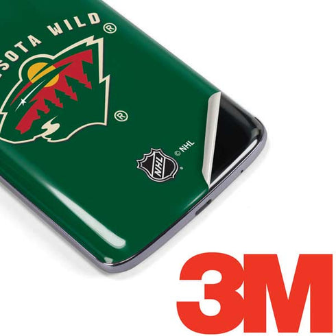 NHL Minnesota Wild Solid Background Moto E5 Plus Skin