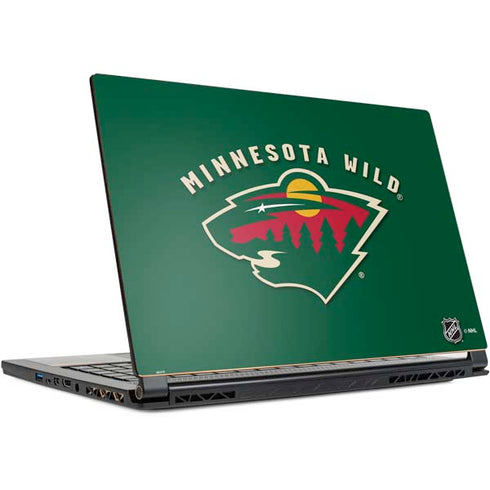 NHL Minnesota Wild Solid Background MSI GS65 Stealth Laptop Skin