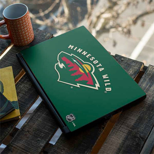 NHL Minnesota Wild Solid Background MSI GS65 Stealth Laptop Skin
