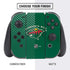 NHL Minnesota Wild Solid Background Nintendo Switch Bundle Skin
