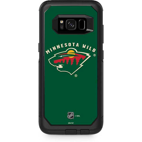 NHL Minnesota Wild Solid Background Otterbox Commuter Galaxy Skin