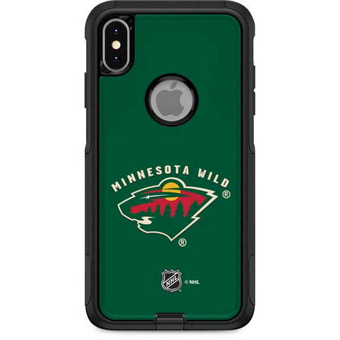 NHL Minnesota Wild Solid Background Otterbox Commuter iPhone Skin