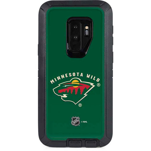 NHL Minnesota Wild Solid Background Otterbox Defender Galaxy Skin