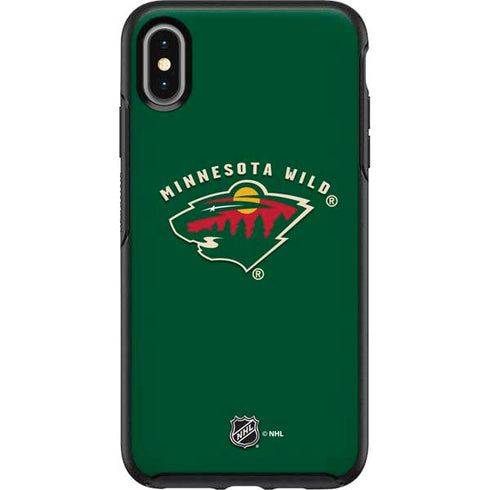 NHL Minnesota Wild Solid Background Otterbox Symmetry iPhone Skin