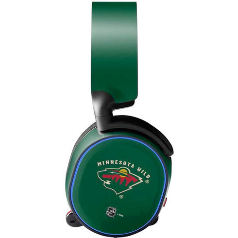 NHL Minnesota Wild Solid Background SteelSeries Arctis 3 Skin